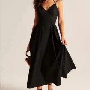 Abercrombie Strappy Corset MIDI Dress